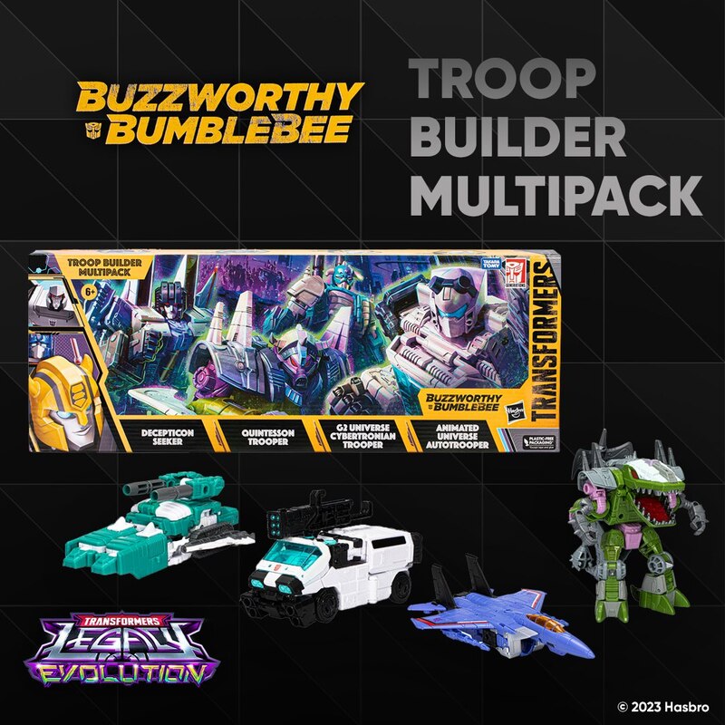 Troop Builder 4-Pack Official images & Details from Transformers